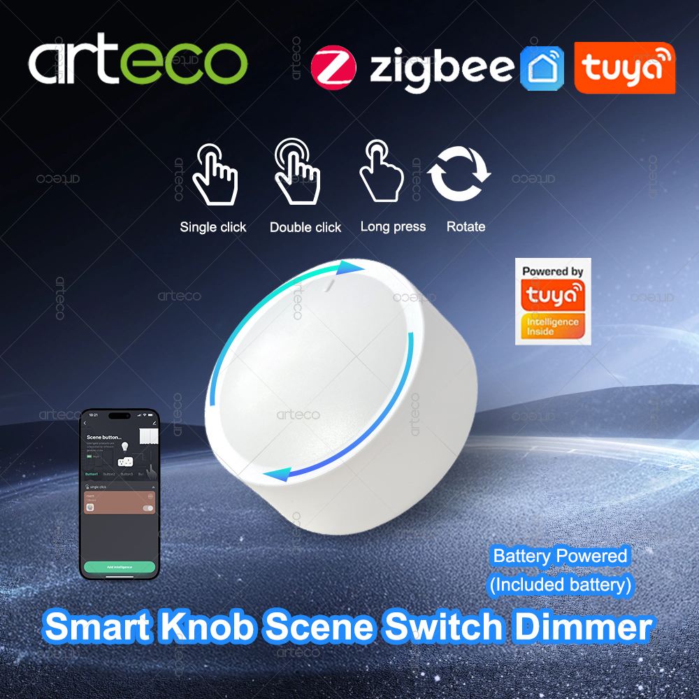 Smart Home Automation Diy - Tuya ZigBee Smart Knob Switch DIY