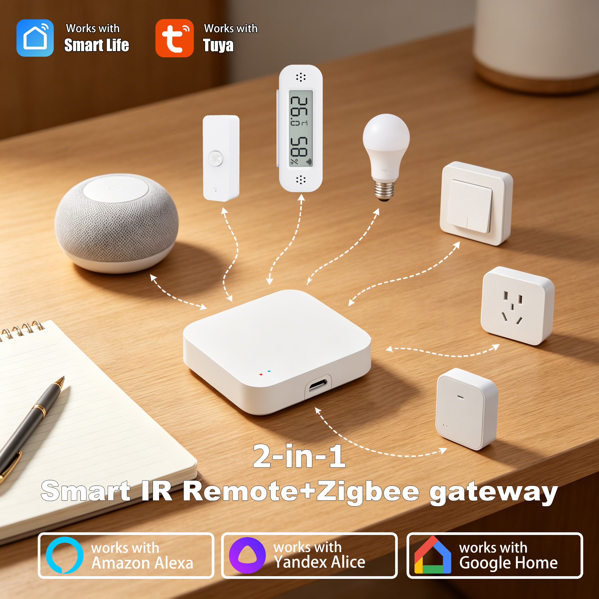 Matter Hub Thread - Tuya Zigbee 3.0 Gateway IR Remote