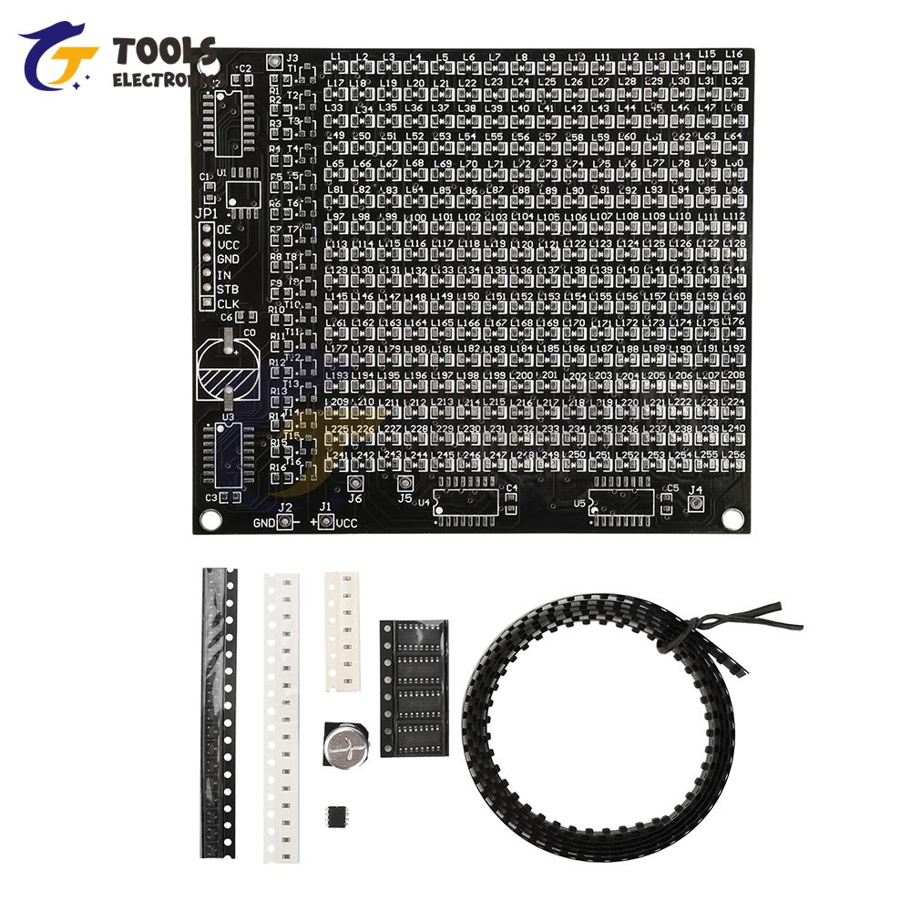 DIY Electronic Kit 64LED/256LE - Diy Automation 리뷰 및 가격