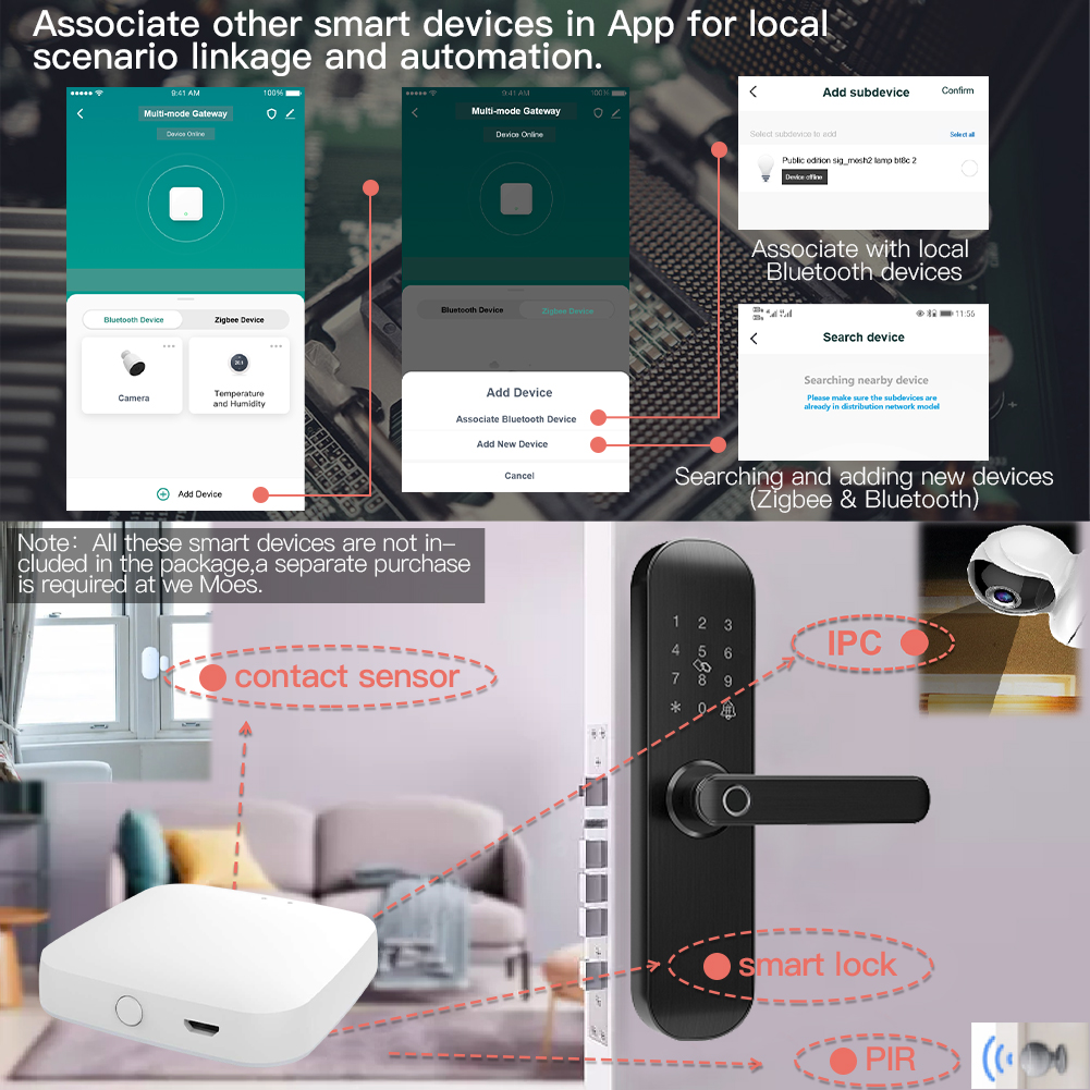 MOES Multi-mode Smart Gateway  - Home Automation Technology 리뷰 및 가격