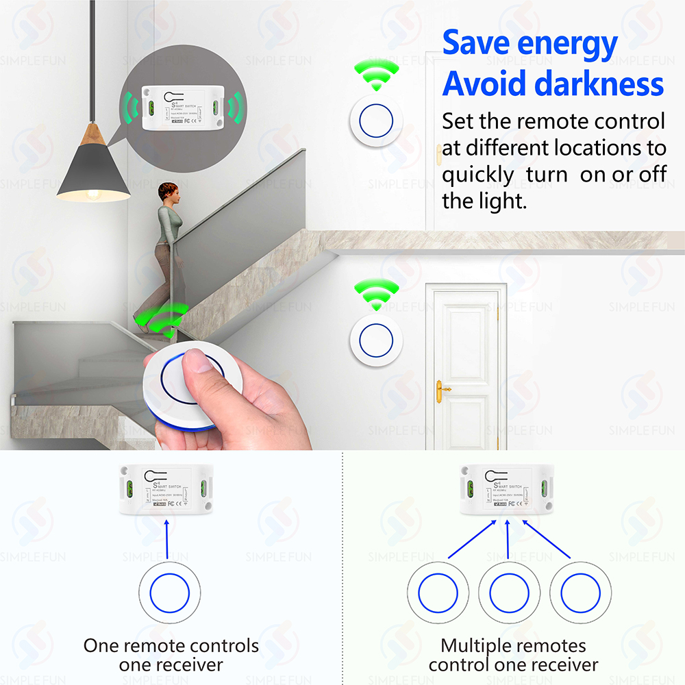 Wireless RF433MHz Remote Contr - Sonoff Basic Switch 리뷰 및 가격
