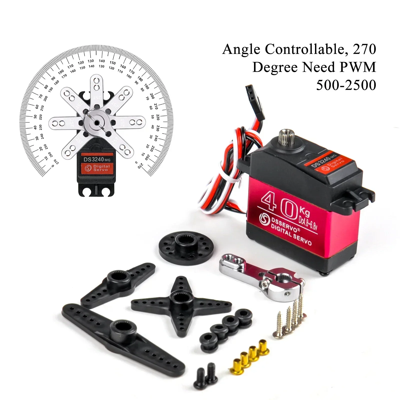 Digital Servo 40KG 180/270 Deg - Diy Automation 리뷰 및 가격