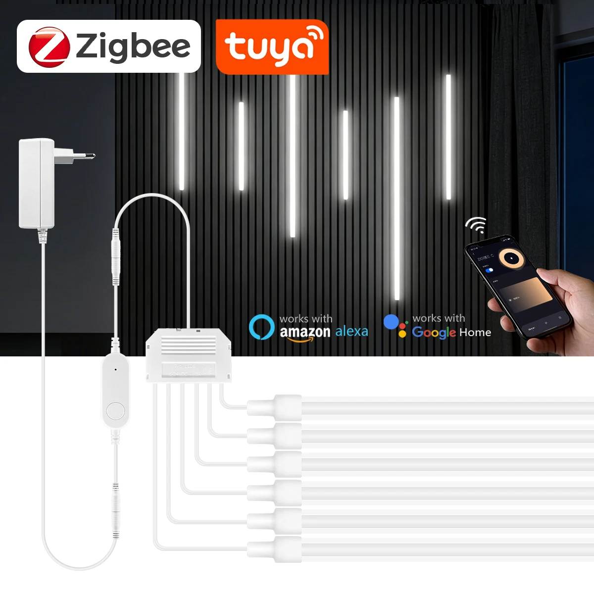 Zigbee Smart Neon COB LED Stri - Smart Home Automation Diy 리뷰 및 가격