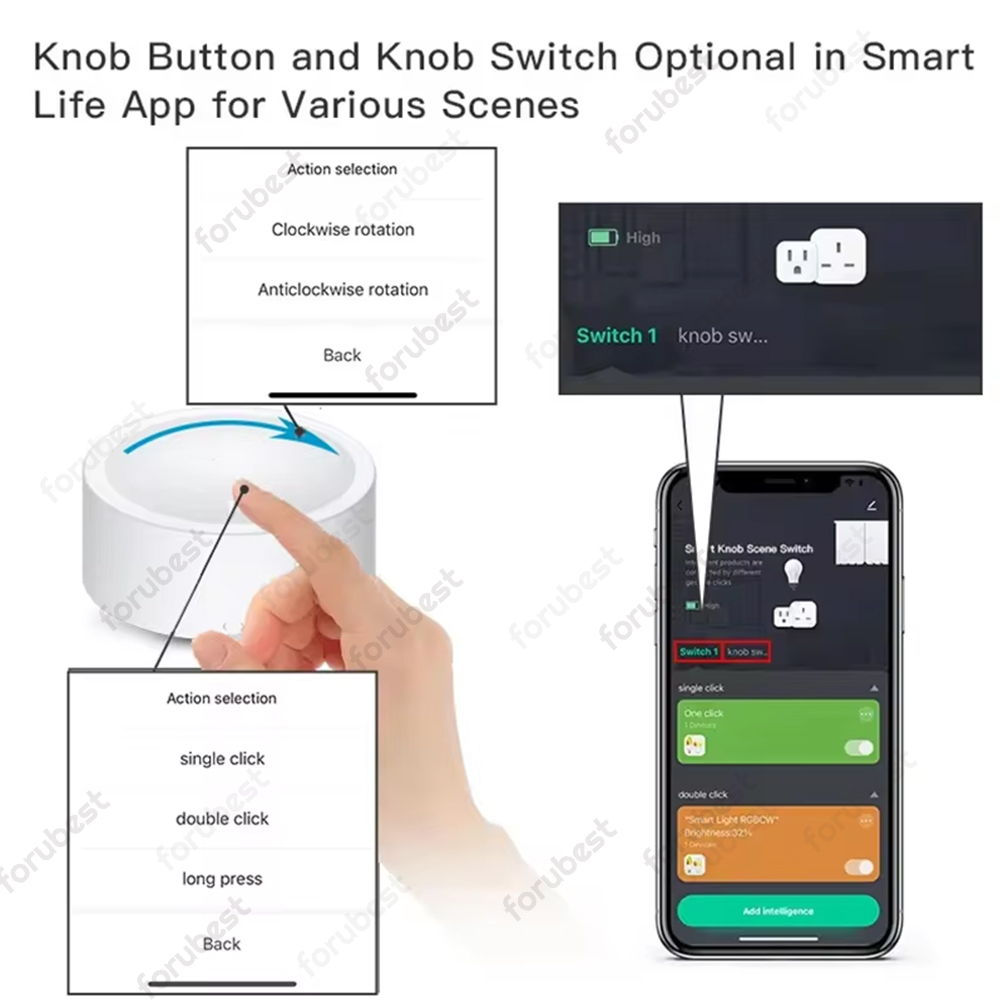 Tuya ZigBee Smart Knob Switch  - Smart Home Automation Diy 리뷰 및 가격