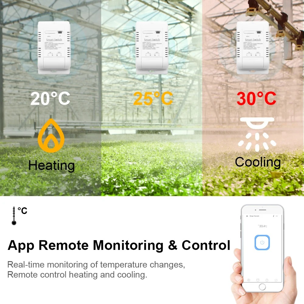 Tuya Wifi 16A/20A Smart Temper - Sonoff Basic Switch 리뷰 및 가격