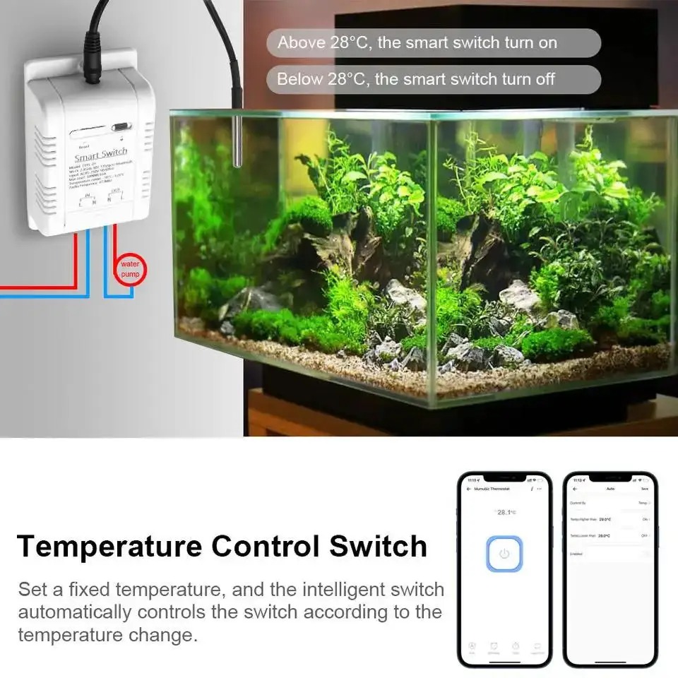 Tuya Wifi 16A/20A Smart Temper - Sonoff Basic Switch 리뷰 및 가격