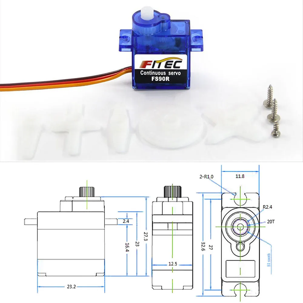 Feetech Mini FS90R Micro Servo - Diy Automation 리뷰 및 가격