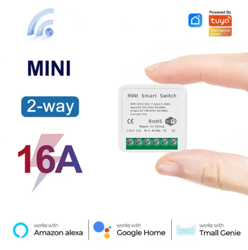 Tuya Mini 16A WiFi Switch Smar - Home Automation Ideas 리뷰 및 가격