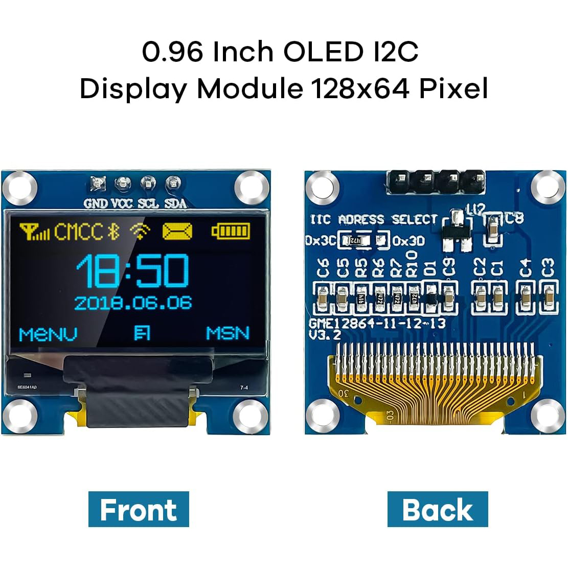 5 Pcs 0.96 Inch OLED I2C IIC D - Home Automation Arduino 리뷰 및 가격