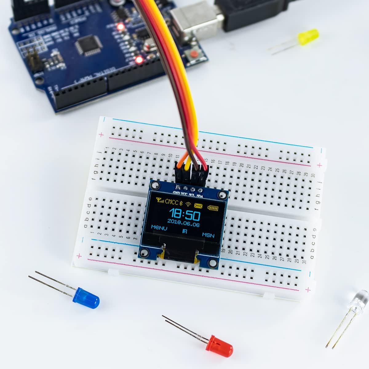 5 Pcs 0.96 Inch OLED I2C IIC D - Home Automation Arduino 리뷰 및 가격