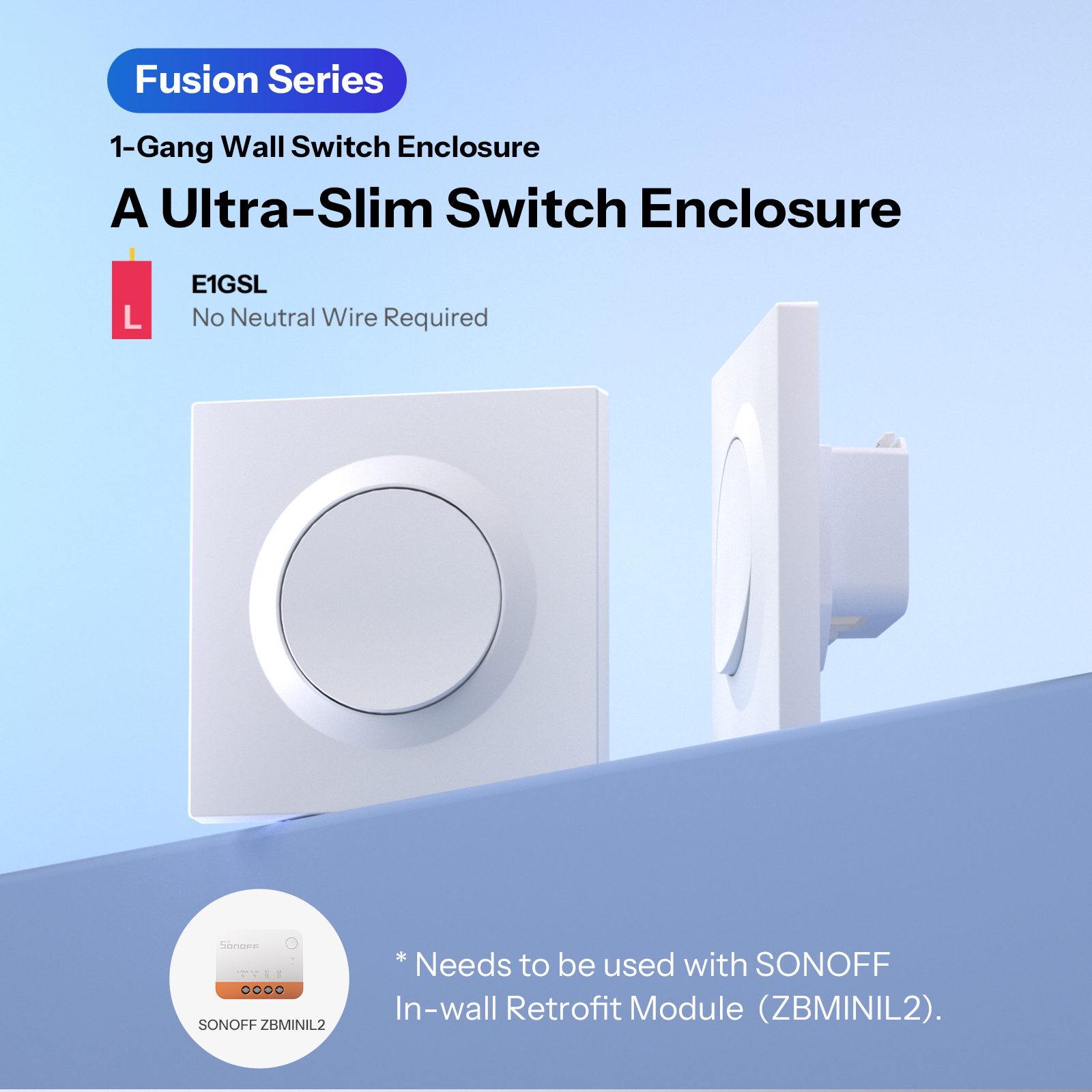 SONOFF E1GSL Wall Switch Enclo - Sonoff Basic Switch 리뷰 및 가격