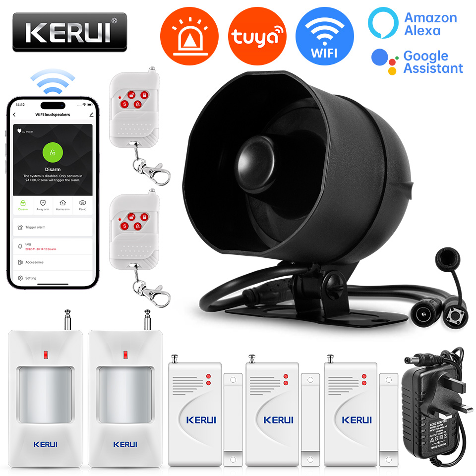 KERUI 120db Siren Alarm System - Smart Home Automation Diy 리뷰 및 가격