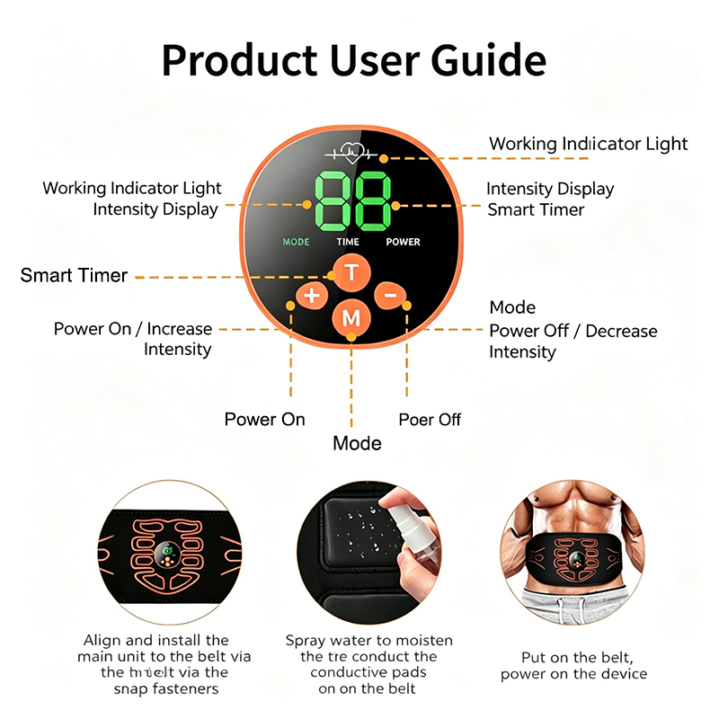 Abdominal Toning Belt Smart Ab - Home Automation Industry 리뷰 및 가격
