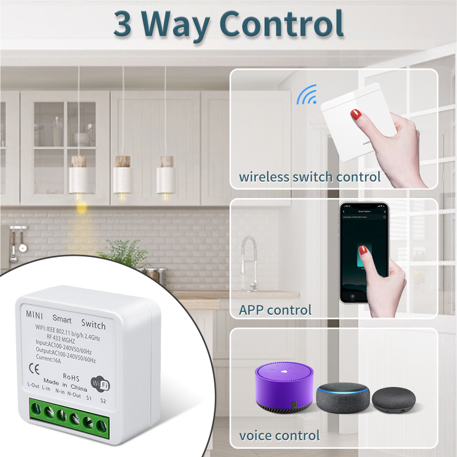 16A Tuya WiFi DIY Smart Switch - Home Automation Industry 리뷰 및 가격