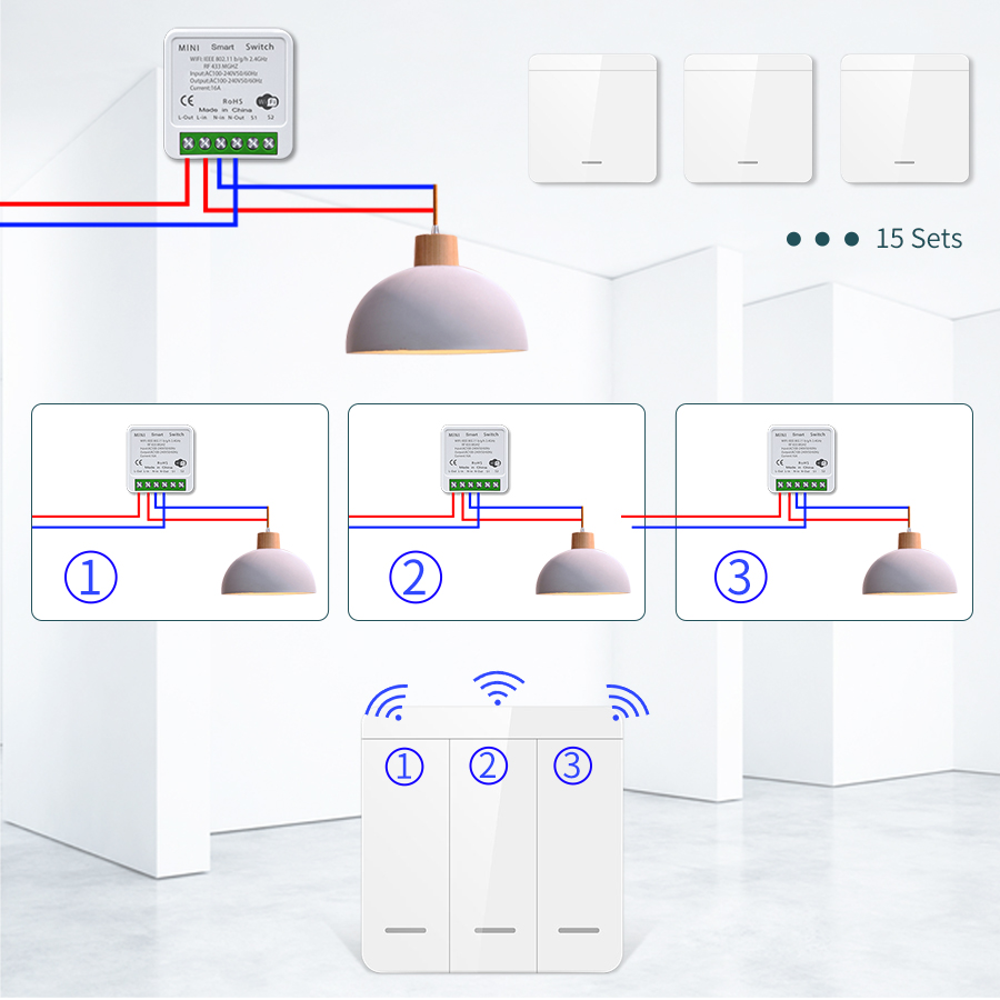 16A Tuya WiFi DIY Smart Switch - Home Automation Industry 리뷰 및 가격