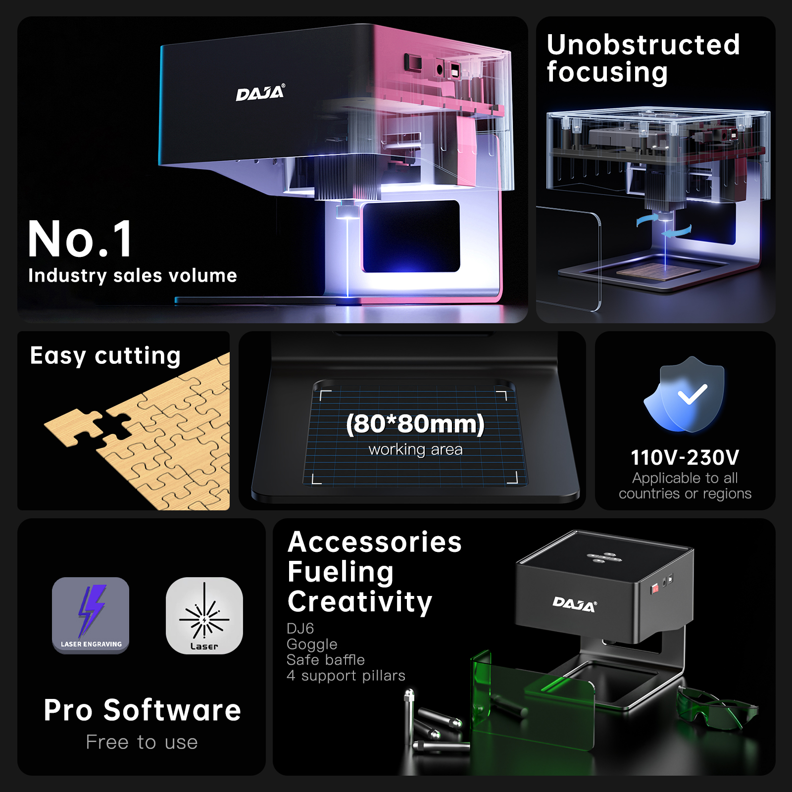 DAJA DJ6 Mini Portable Laser E - Diy Automation 리뷰 및 가격
