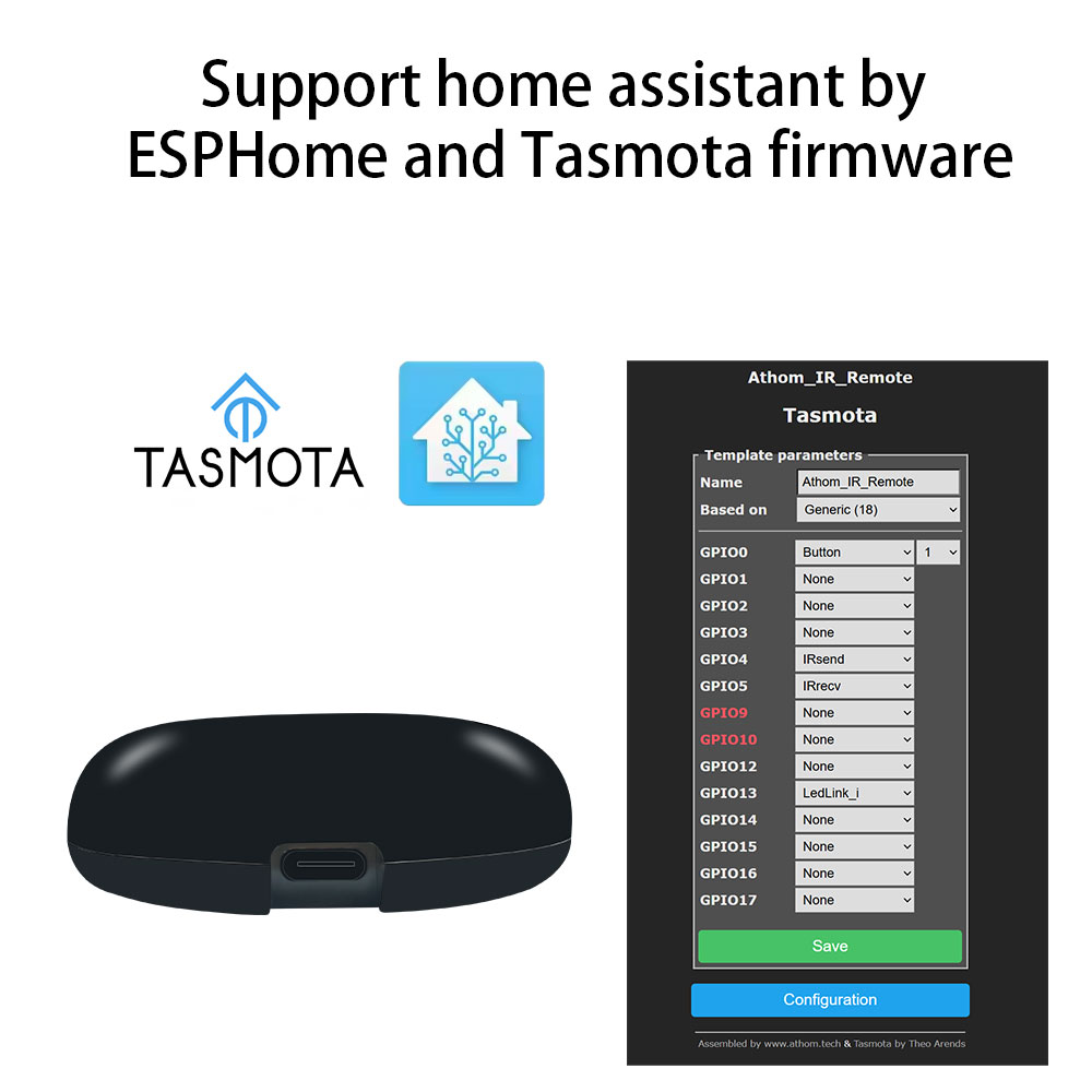 Tasmota MQTT IR Remote Control - Home Automation Technology 리뷰 및 가격